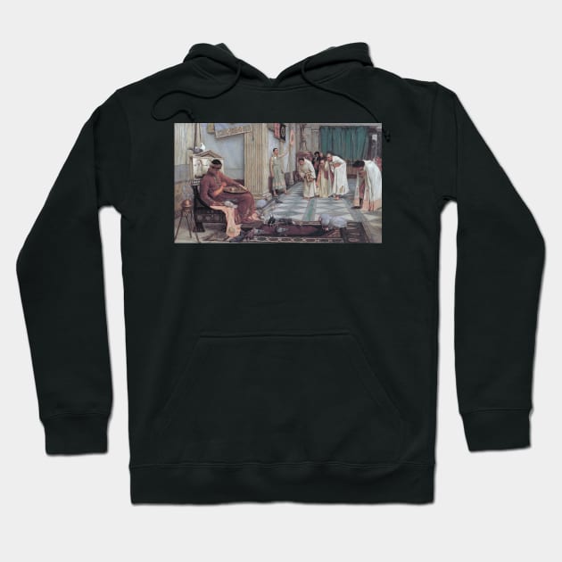 The Favourites of the Emperor Honorius by John William Waterhouse Hoodie by Classic Art Stall